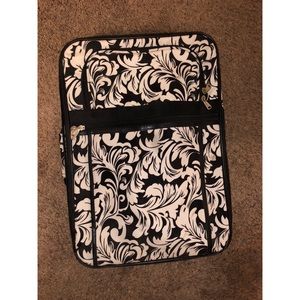 Black & White Luggage Bag